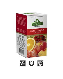 FRUTILLA, DURAZNO Y NARANJA